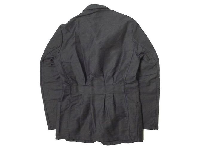 Autre Marque Dubure & Deverchere Black Moleskin Work Jacket - view 2