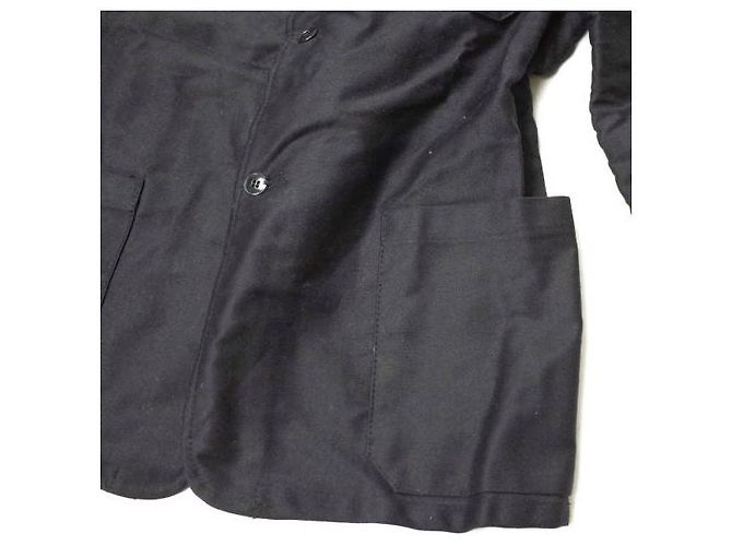 Autre Marque Dubure & Deverchere Black Moleskin Work Jacket - view 5