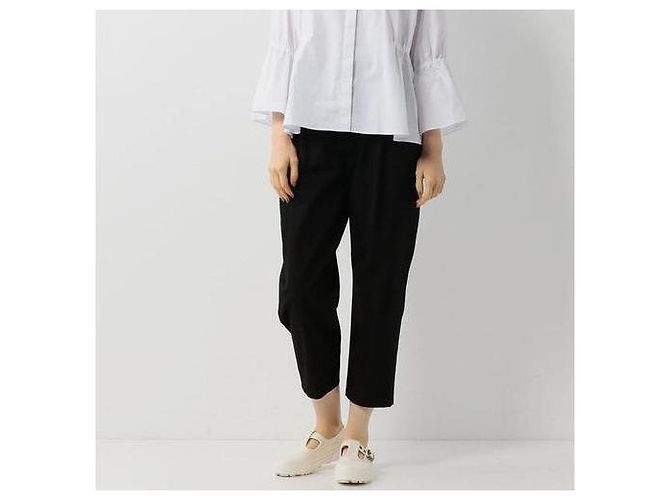 Autre Marque Pantalones Peg Top de lona de algodón Steven Alan M Negro - vista 3