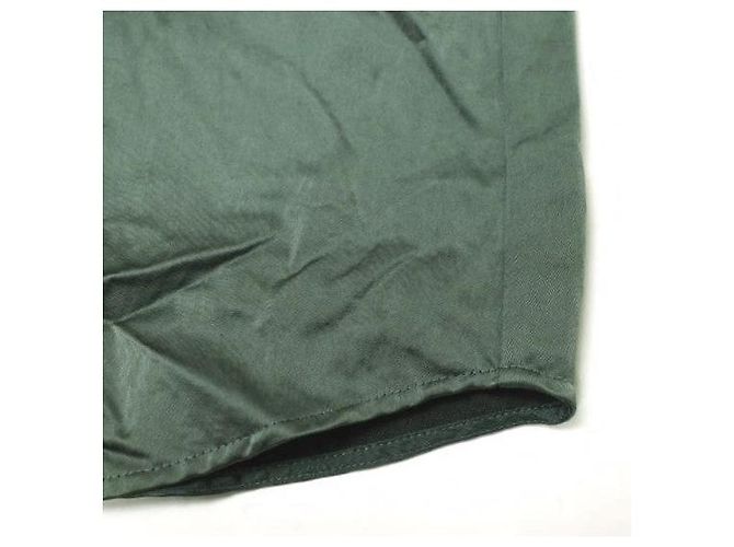 Autre Marque Camicia Heavy Satin Steven Alan M Olive Verde oliva - vista 9