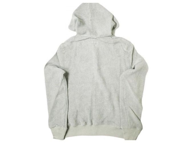 Autre Marque e JEANS MOLETOM COM CAPUZ E ZÍPER DE ALGODÃO HONEYCOMB Marrom - vista 2