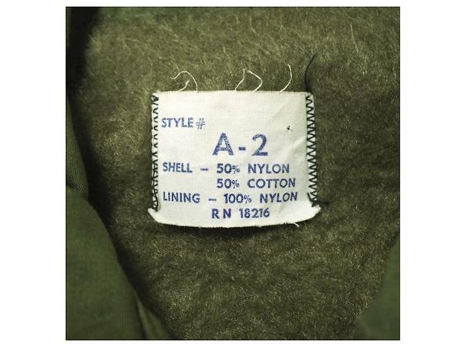 Autre Marque US Navy A-2 Deck Jacket Vintage Outerwear Khaki - view 3