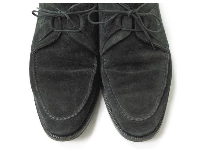 Louis Vuitton Scarpe Ghillie in Camoscio Enzo Bonafe Nere UK6.5 - vista 5