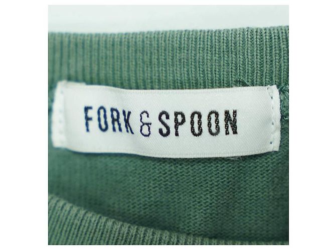 Autre Marque Top sin mangas de algodón FORK&SPOON Verde - vista 3