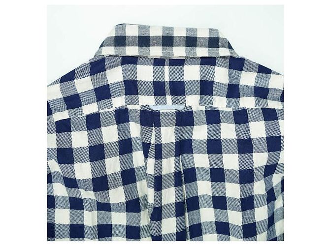 Autre Marque KENNETH FIELD Crazy Pattern Rundkragenhemd XS Marineblau - Ansicht 9