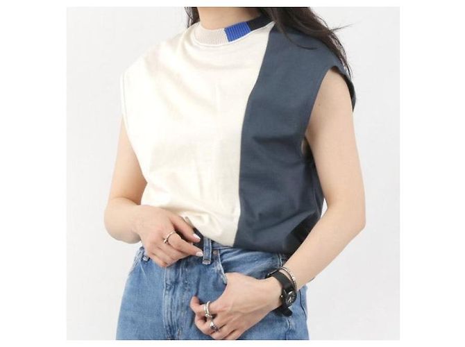 Autre Marque CAMISETA COMBINADA DE TRICOT CÔTÉ RAYAS COOHEM Knit T-Shirt - vista 3