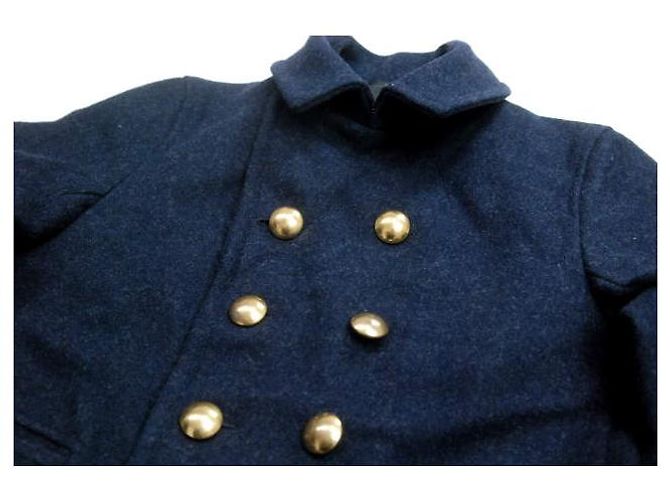 Autre Marque Cappotto corto in melton navy Scye - vista 4