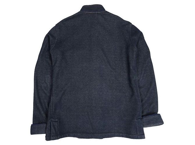 Autre Marque Giacca camicia con colletto alto m's braque Cina blu navy - vista 2