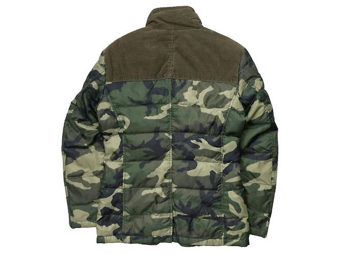 Autre Marque Chaqueta de plumas de camuflaje de SAGE DE CRET, M, Verde - vista 2