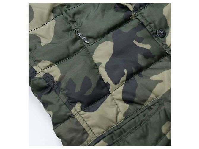 Autre Marque Chaqueta de plumas de camuflaje de SAGE DE CRET, M, Verde - vista 8