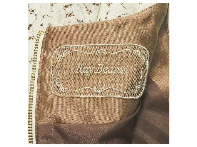 Autre Marque Ray BEAMS Spitzenkleid Aus weiß - Ansicht 3