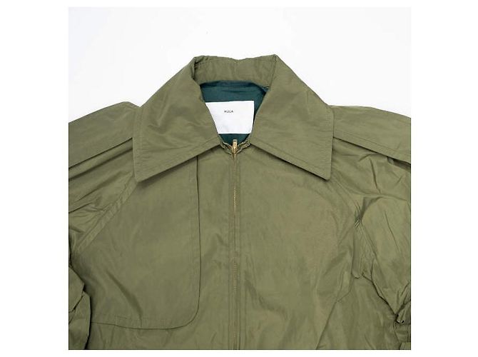 Autre Marque Abrigo trench de poliéster con memoria de forma TOGA PULLA Verde oliva - vista 6