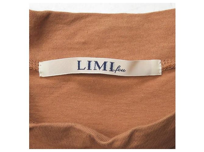 Autre Marque Top a collo alto a maniche lunghe LIMI marrone - vista 3