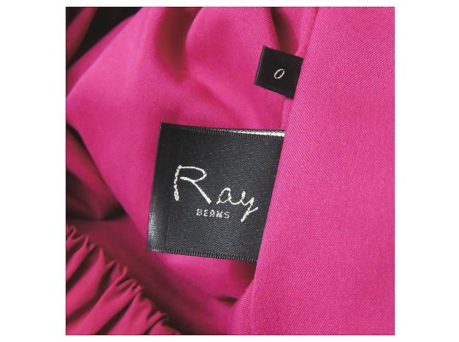 Autre Marque Falda plisada de tafetán Ray BEAMS Rosa - vista 3