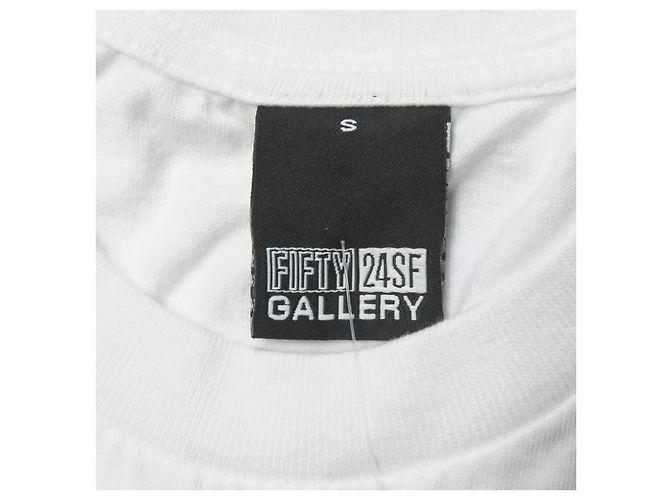 Autre Marque Camiseta de algodón FIFTY 24SF Gallery EINE SCARY TEE Blanco - vista 3