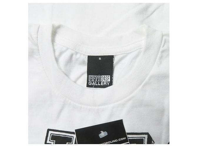 Autre Marque Camiseta de algodón FIFTY 24SF Gallery EINE SCARY TEE Blanco - vista 4