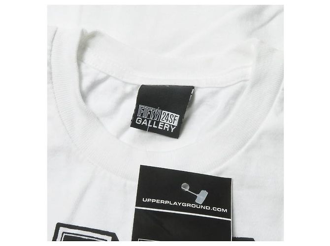Autre Marque Camiseta de algodón FIFTY 24SF Gallery EINE SCARY TEE Blanco - vista 5