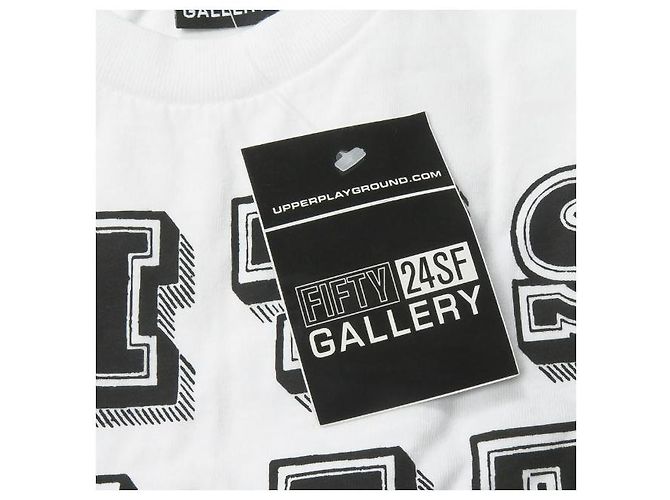 Autre Marque Camiseta de algodón FIFTY 24SF Gallery EINE SCARY TEE Blanco - vista 6