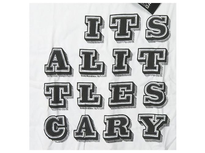 Autre Marque Camiseta de algodón FIFTY 24SF Gallery EINE SCARY TEE Blanco - vista 7