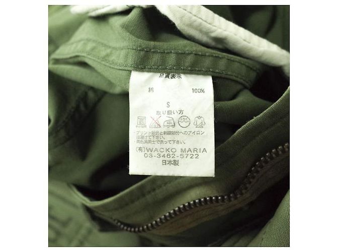 Autre Marque Chaqueta de algodón M-65 WACKO MARIA Verde oliva - vista 10