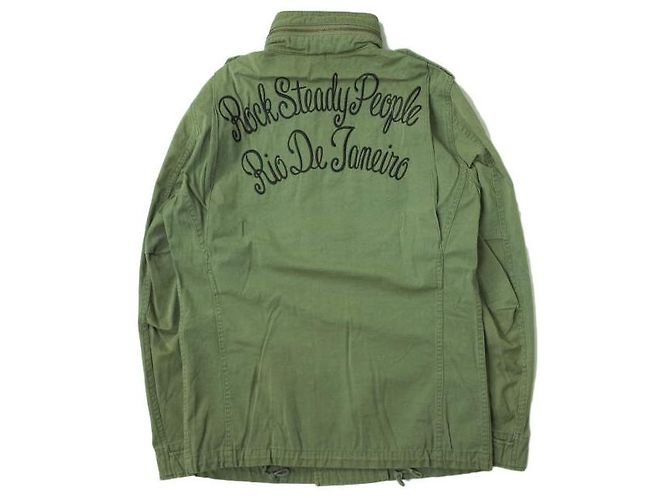 Autre Marque Chaqueta de algodón M-65 WACKO MARIA Verde oliva - vista 2