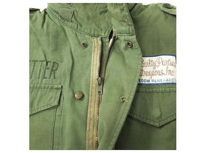 Autre Marque Chaqueta de algodón M-65 WACKO MARIA Verde oliva - vista 6
