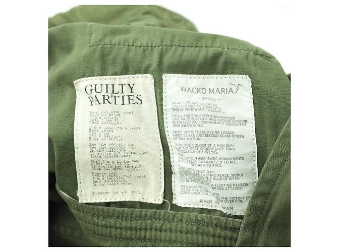 Autre Marque Chaqueta de algodón M-65 WACKO MARIA Verde oliva - vista 9