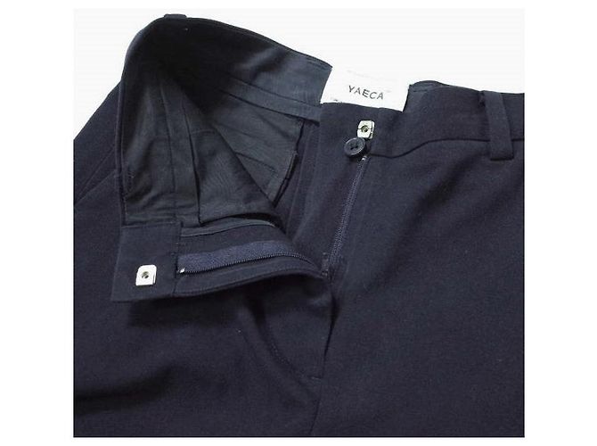 Autre Marque YAECA 2way gerade Polyesterhosen Marineblau - Ansicht 3