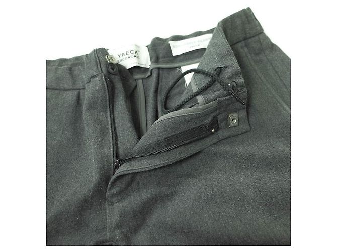Autre Marque Pantalones tapered de jersey YAECA ERGONOMIC 2WAY Gris antracita - vista 4