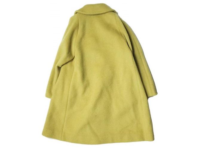 Autre Marque Abrigo de lana A Line J&M Davidson Amarillo - vista 2