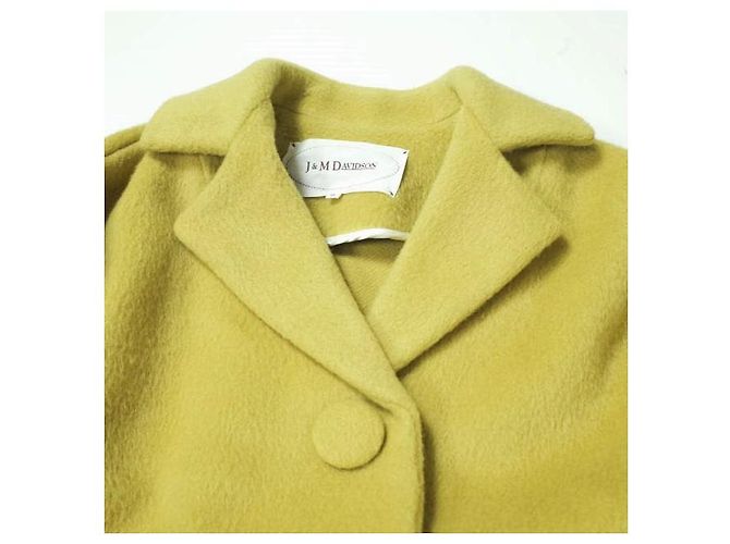 Autre Marque Abrigo de lana A Line J&M Davidson Amarillo - vista 3