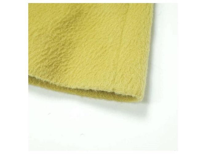 Autre Marque Abrigo de lana A Line J&M Davidson Amarillo - vista 5