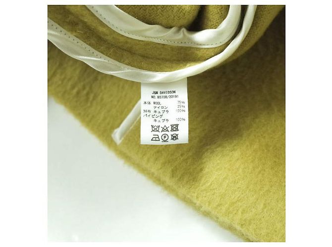 Autre Marque Abrigo de lana A Line J&M Davidson Amarillo - vista 7