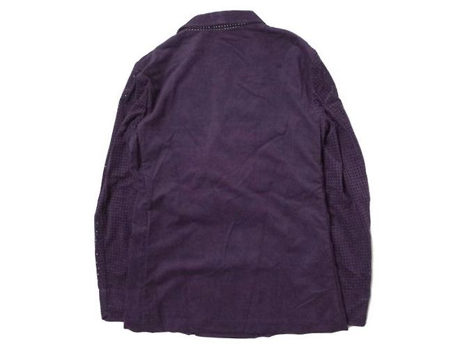 Autre Marque Giacca esterna in pelle artificiale doppia Ultra Suede CLASS Gefeller Porpora - vista 2