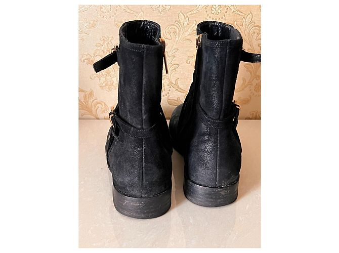 Stivaletti Dior in pelle nera Nero - vista 11