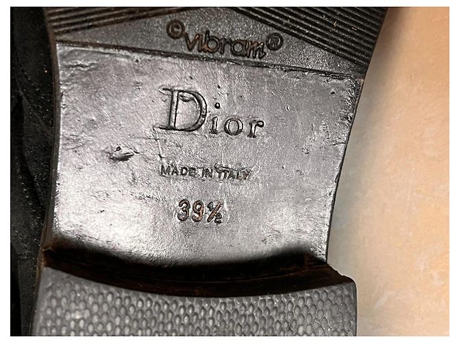 Stivaletti Dior in pelle nera Nero - vista 13