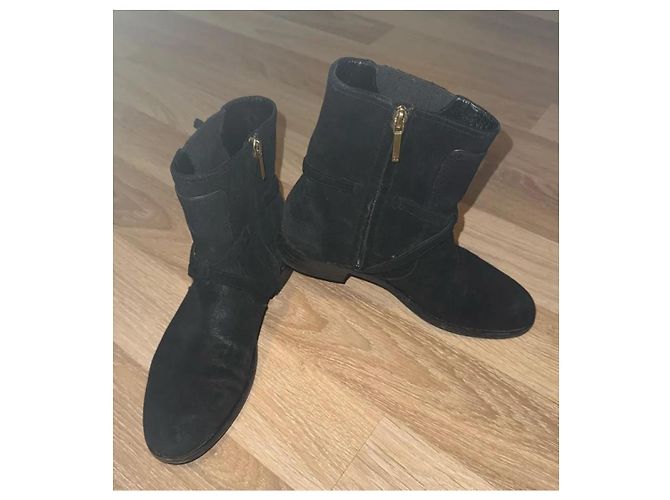 Stivaletti Dior in pelle nera Nero - vista 3