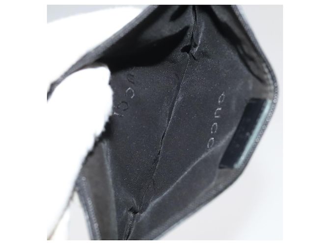 GUCCI GG Borsa Clutch in Tela Pelle 3Set Nera Auth ti2507 Nero - vista 17