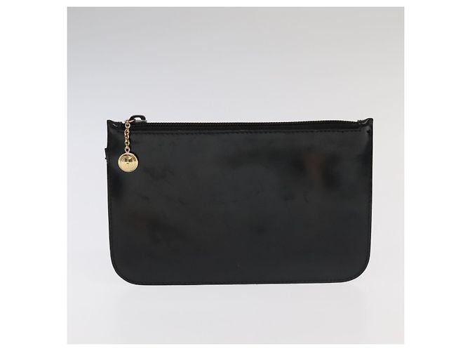 GUCCI GG Borsa Clutch in Tela Pelle 3Set Nera Auth ti2507 Nero - vista 18
