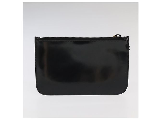 GUCCI GG Borsa Clutch in Tela Pelle 3Set Nera Auth ti2507 Nero - vista 19