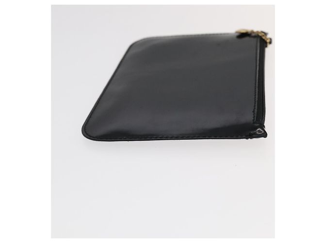 GUCCI GG Borsa Clutch in Tela Pelle 3Set Nera Auth ti2507 Nero - vista 20