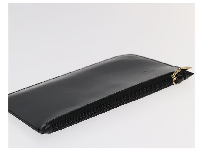 GUCCI GG Borsa Clutch in Tela Pelle 3Set Nera Auth ti2507 Nero - vista 21