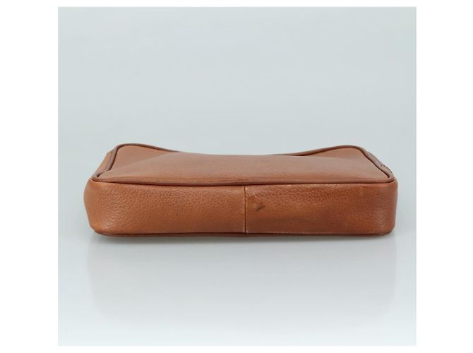 Autre Marque Borsa a mano in pelle marrone e oro Burberrys Auth ti2491 D'oro - vista 6