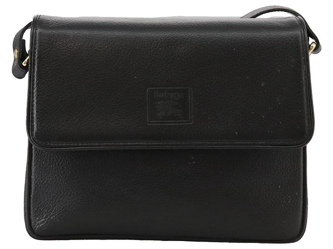Autre Marque Borsa a spalla Burberrys in pelle nera e oro Auth mr850 Nero D'oro - vista 13