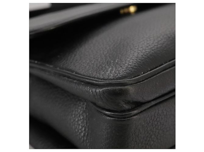 Autre Marque Borsa a spalla Burberrys in pelle nera e oro Auth mr850 Nero D'oro - vista 14