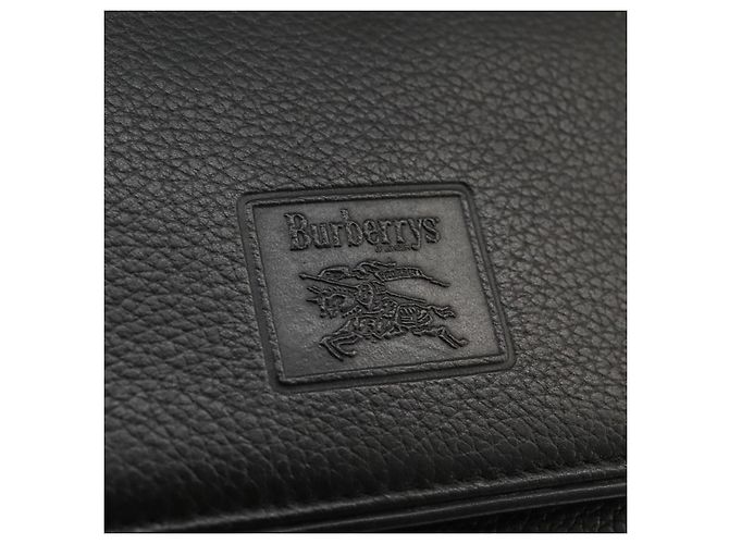 Autre Marque Borsa a spalla Burberrys in pelle nera e oro Auth mr850 Nero D'oro - vista 18