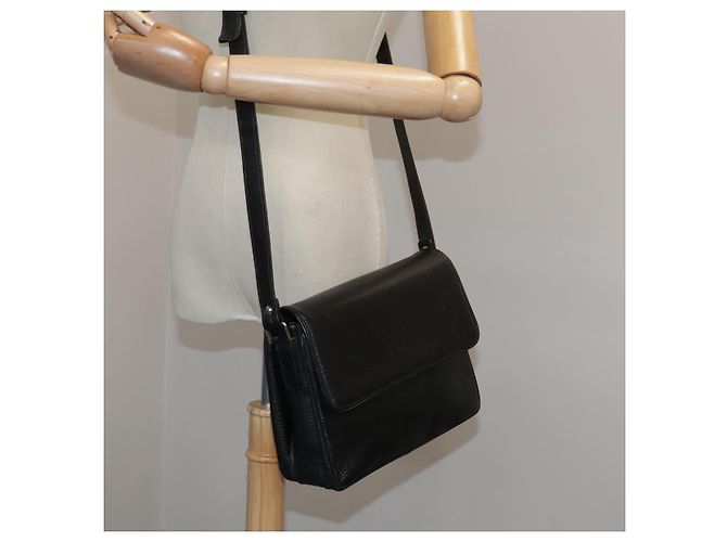 Autre Marque Borsa a spalla Burberrys in pelle nera e oro Auth mr850 Nero D'oro - vista 25