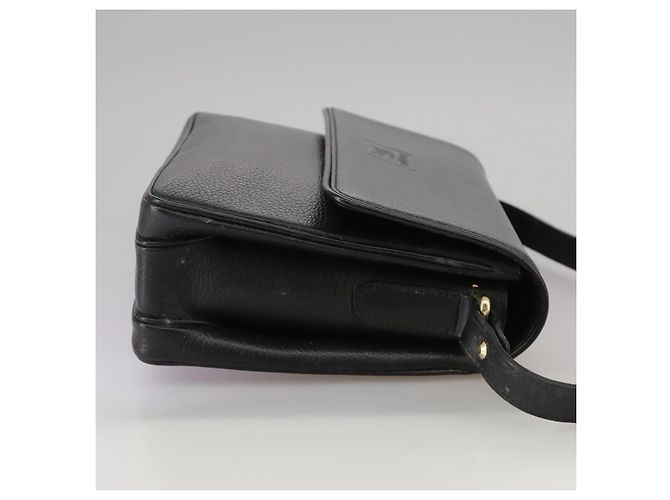 Autre Marque Borsa a spalla Burberrys in pelle nera e oro Auth mr850 Nero D'oro - vista 4