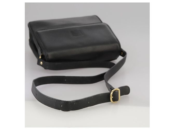 Autre Marque Borsa a spalla Burberrys in pelle nera e oro Auth mr850 Nero D'oro - vista 7