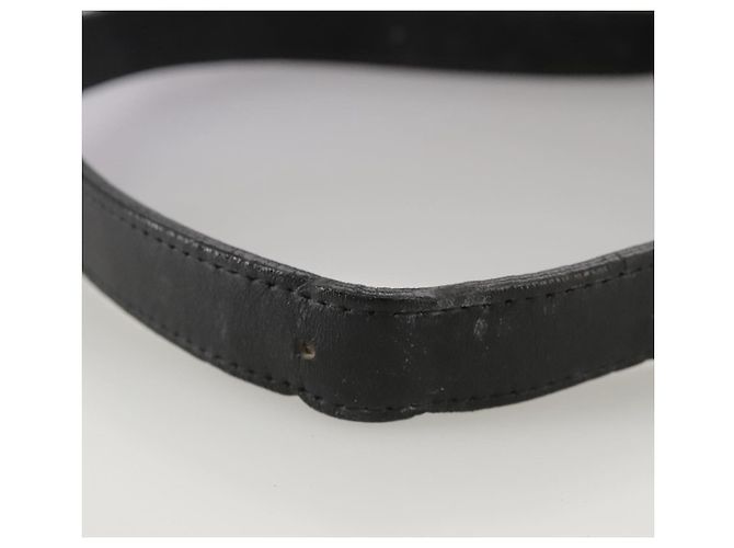 Autre Marque Borsa a spalla Burberrys in pelle nera e oro Auth mr850 Nero D'oro - vista 8